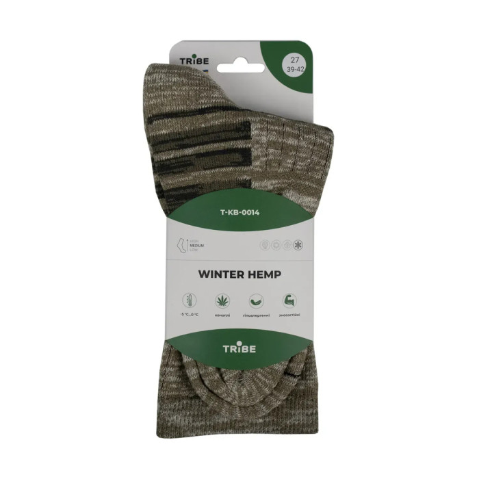 Шкарпетки Tribe Winter Hemp T-KB-0014-melange, 43-46 