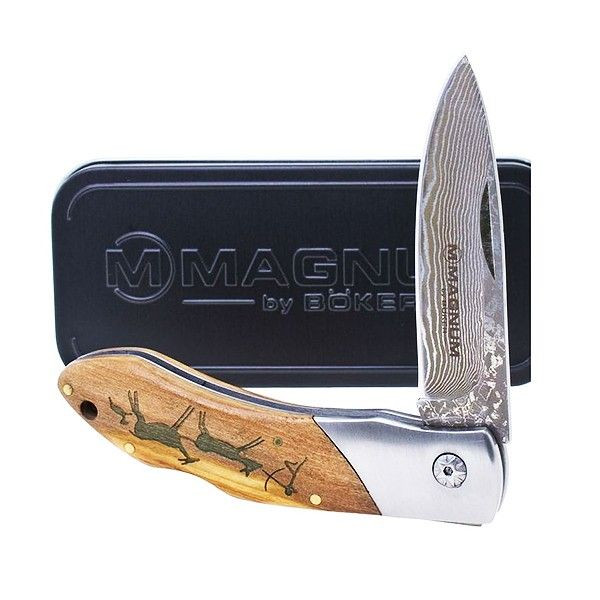 Ніж Boker Magnum Caveman Damast 