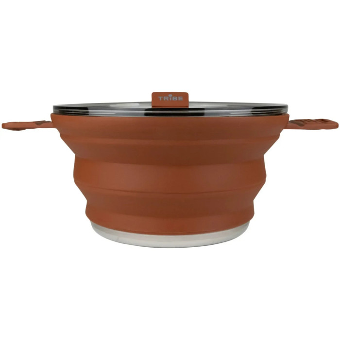 Каструля Tribe Collapsible Pot 2,5 л силіконова T-FF-0025, brown 