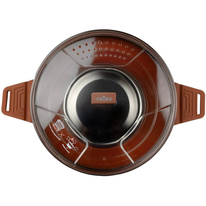 Каструля Tribe Collapsible Pot 2,5 л силіконова T-FF-0025, brown 