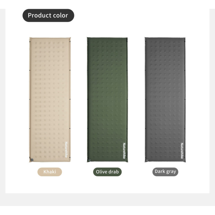 Самонадувний килимок Naturehike CNK2550WS025, 60мм, бежевий 