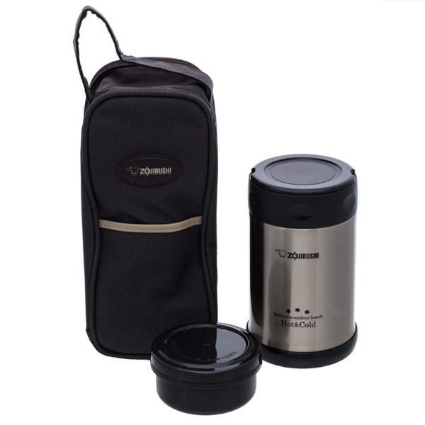 Набір для ланчу Zojirushi SW-EXE50BL 0.5 л чорний-сталевий 