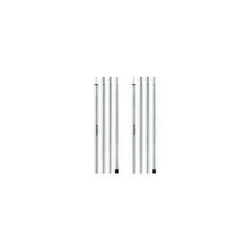 Стійки для тенту сталеві оцинковані Naturehike Steel poles Updated NH20PJ041, 16ммх2м, сірі (2 шт) 