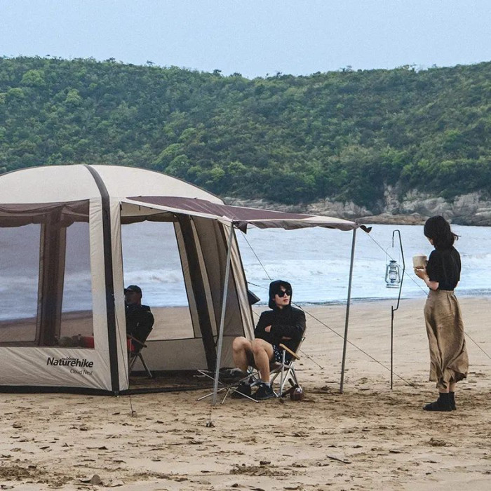 Стійки для тенту сталеві оцинковані Naturehike Steel poles Updated NH20PJ041, 16ммх2м, сірі (2 шт) 