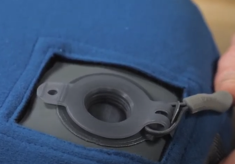 Подушка Exped DOWN PILLOW l deep sea blue 