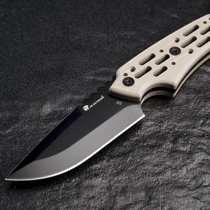 Ніж HX Outdoors D-279A, бежевий 