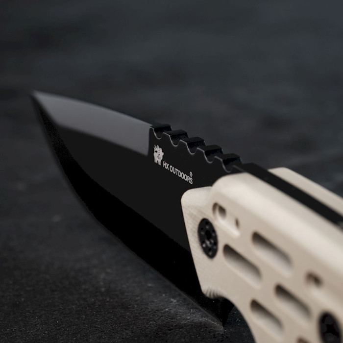 Ніж HX Outdoors D-279A, бежевий 