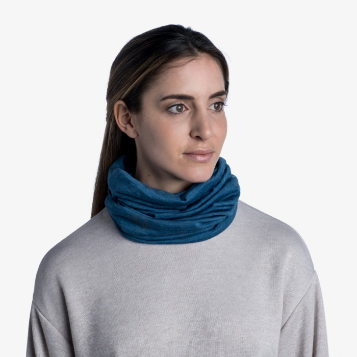 Шарф-труба Buff Lightweight Merino Wool solid dustyblue 