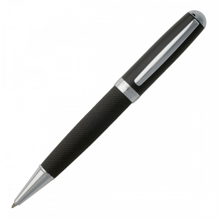 Кулькова ручка Hugo Boss Advance Fabric - темно-сіра 