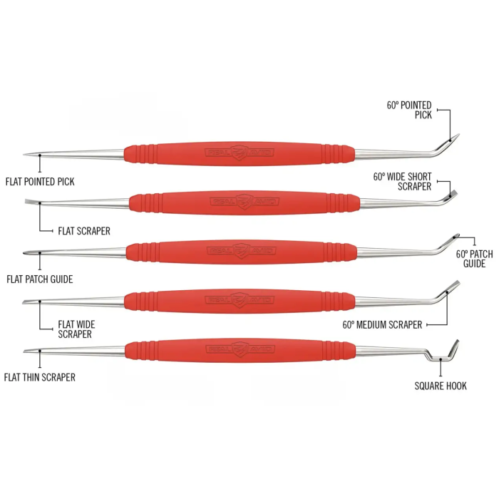 Набір скребків Real Avid Accu-Grip. Сталь 
