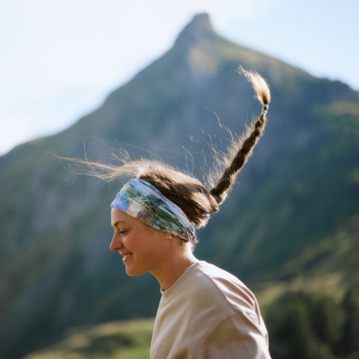 Шарф-труба літній Buff Coolnet UV Campast Green 