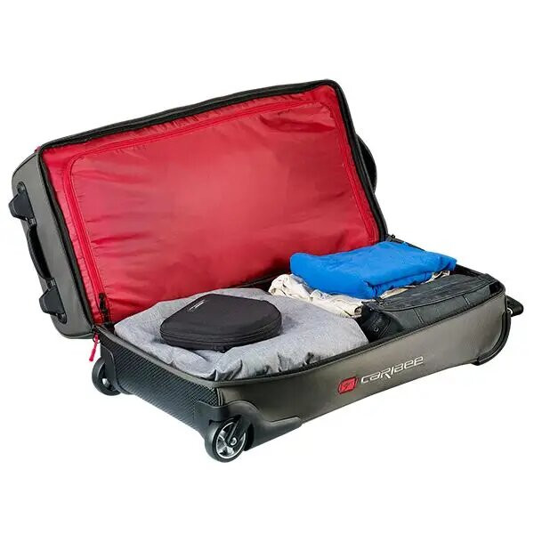 Сумка дорожня на колесах Опудало Caribee DX 100L (85 см) Лісова олива (57422) 