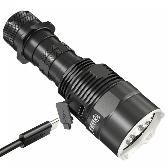 Ліхтар Nitecore TM9K PRO (3xNiteLab UHi 40 MAX, 9900 люмен, 6 режимів, USB Type-C) 