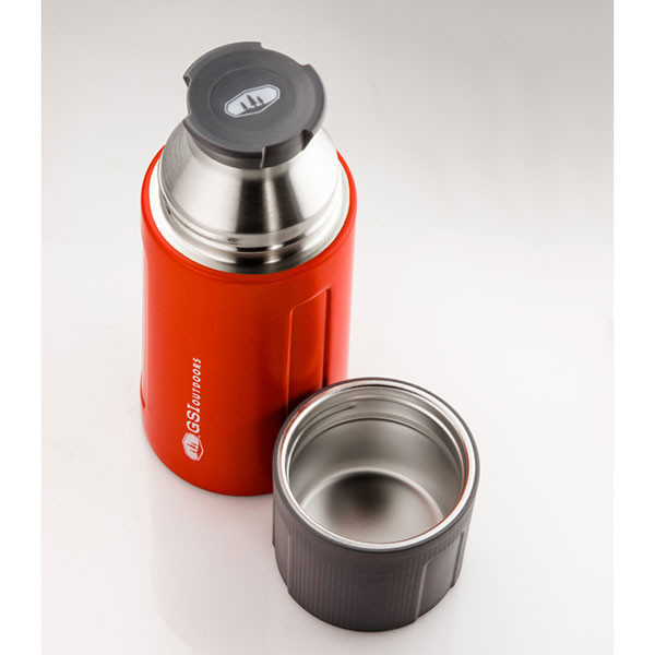 Термос GSI Outdoors Glacier Stainless 0,5l Vacuum Bottle (червоний) 