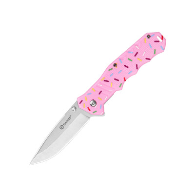 Ніж складаний кишеньковий Ganzo Candy G616 (7.9 см) 440C / ABS рожевий