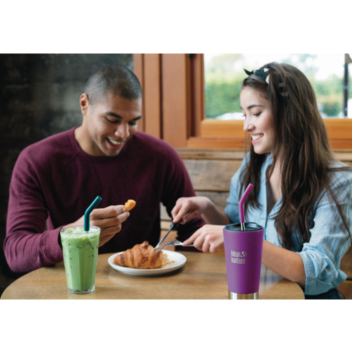 Набір сталевих трубочок Klean Kanteen Straw 8 mm 4-Pack Multi Colored 