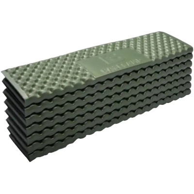 Килимок кемпінговий, каремат Base Camp Hunter Wide IXPE, 199х60х1.8 см, Olive Green (BCP 20401)