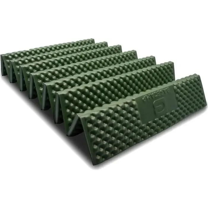 Килимок кемпінговий, каремат Base Camp Hunter Wide IXPE, 199х60х1.8 см, Olive Green (BCP 20401) 