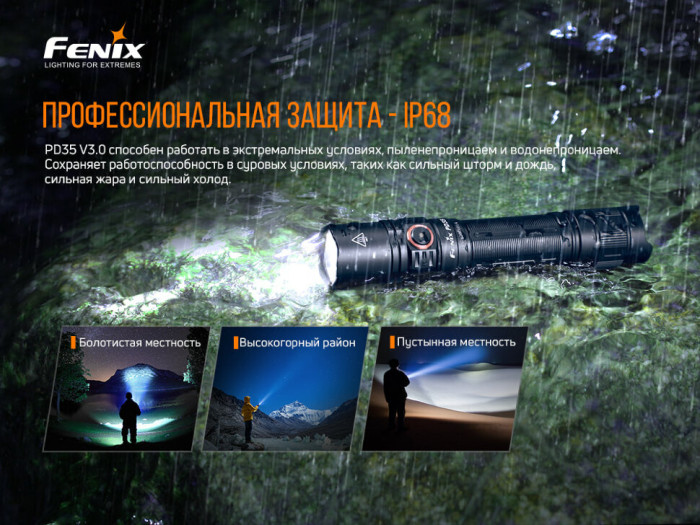 Ліхтар ручний Fenix PD35 V3.0 (відновлений, відкрита упаковка) 