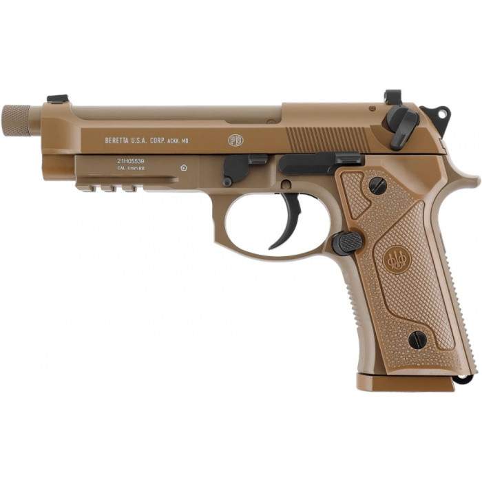 Пневматичний страйкбольний пістолет Umarex Beretta M9A3 FM  кал. 6мм. CO2 brown 