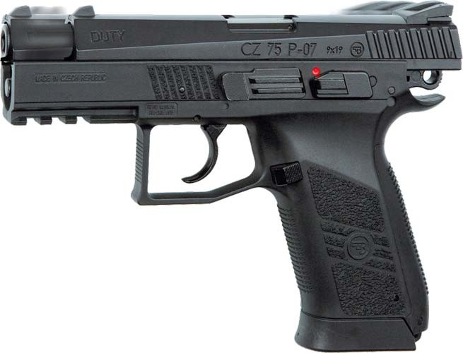 Пістолет пневматичний ASG CZ 75 P-07 Blowback 4,5 мм (16728) 