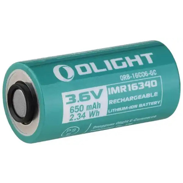 Акумуляторна батарея 16340 (СR123) Olight 16C06-6C 
