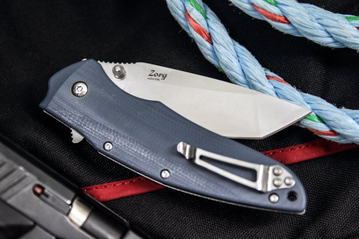 Ніж Kizlyar Supreme Zorg сатин, сталь AUS8 