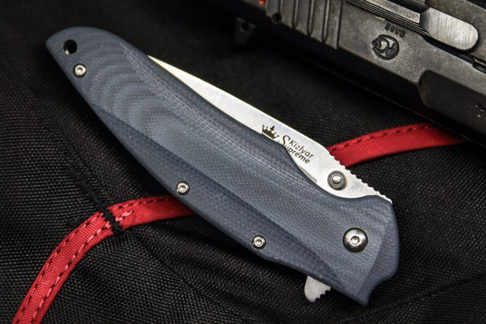 Ніж Kizlyar Supreme Zorg сатин, сталь AUS8 