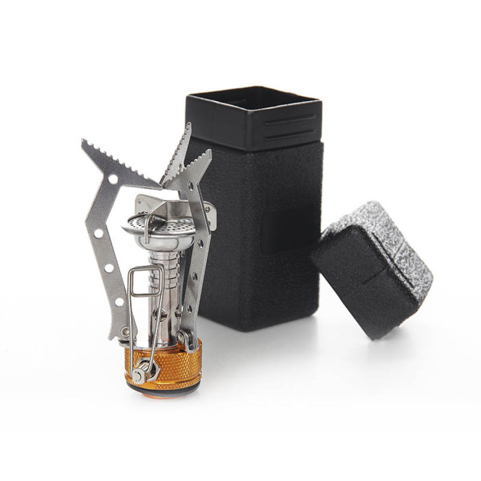 Пальник портативний газовий для кемпінгу СИЛА Компакт 49х49х109 мм 