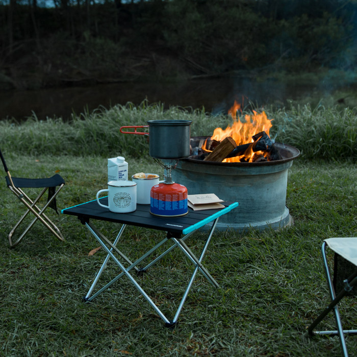 Стіл складаний Naturehike NH19Z008-Z, алюміній, Розмір L, Чорний 