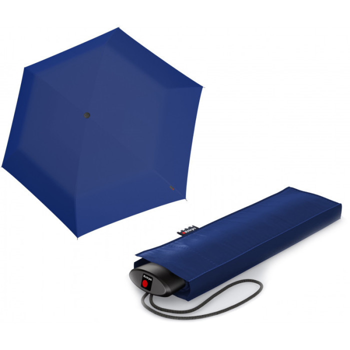 Парасолька Knirps as.050 Blue хутро /складаний /6спиц /D97x25см 