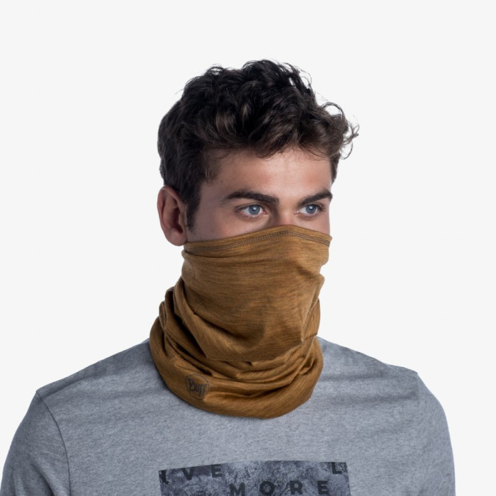Шарф-труба Buff Lightweight Merino Wool solid mustard 