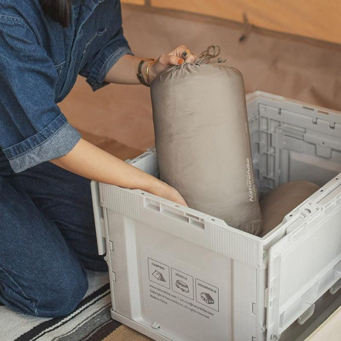 Складний контейнер Naturehike NH20SJ036 80 л, сірий 