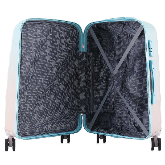 Валіза Semi Line 25" (M) Blue/Pink Cream Gradient (T5649-2)