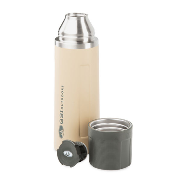 Термос GSI Outdoors Glacier Stainless 1l Vacuum Bottle (пісочний) 