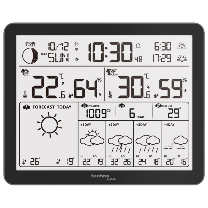 Метеостанція Technoline Tuya Smart/SmartLife WD3000 Black (WD3000)