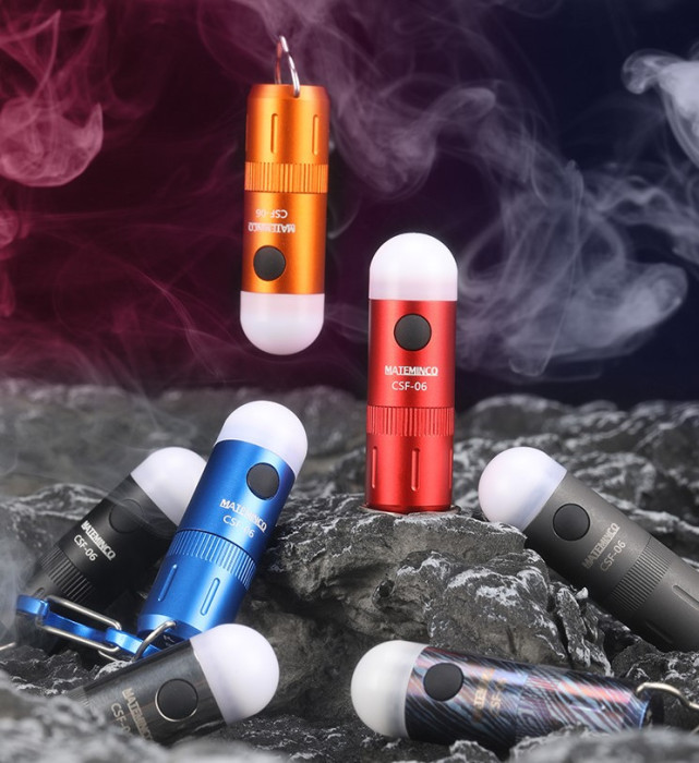 Ліхтар Mateminco CSF06 MINI, червоний 