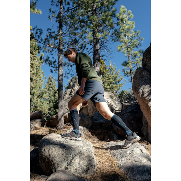 Водонепроникні шкарпетки Dexshell Longlite Socks 2.0, блакитні полоски, розмір S (36-38) 