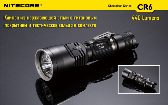 Набір для нічного полювання Nitecore CR6, в подарунковому Кейсі 