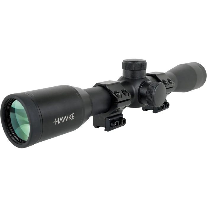 Приціл оптичний Hawke Fast Mount 4x32 сітка Mil Dot. Кільця на Ластівчин хвіст 