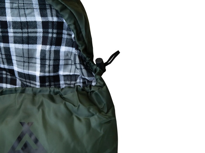 Спальний мішок Totem Ember Plus XXL ковдра з капюшоном правий olive 190/90 UTTS-015 