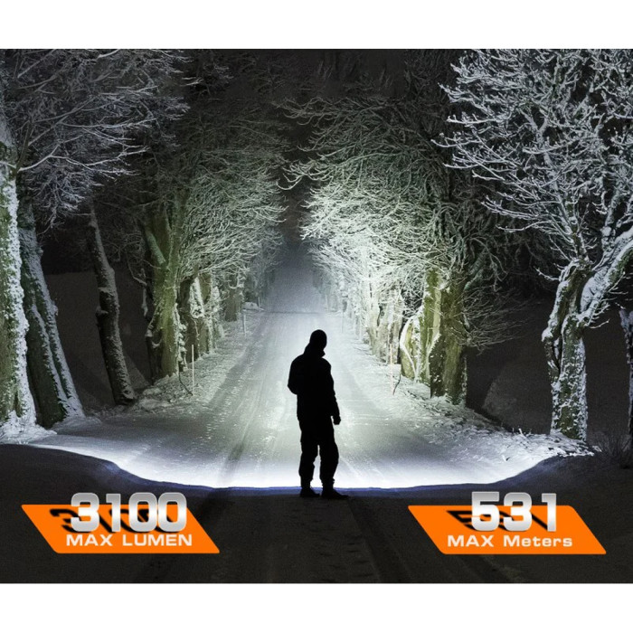 Ліхтар тактичний Sofirn C8L XHP50D-HI LED 3100lm 1*21700 