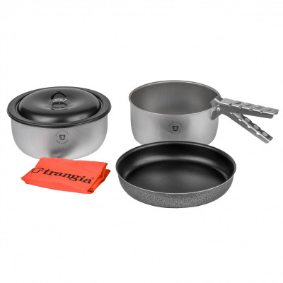 Набір посуду Trangia Tundra III-D 1.75 / 1.5 л (два казанки, сковорідка, кришка, ручка, чохол)