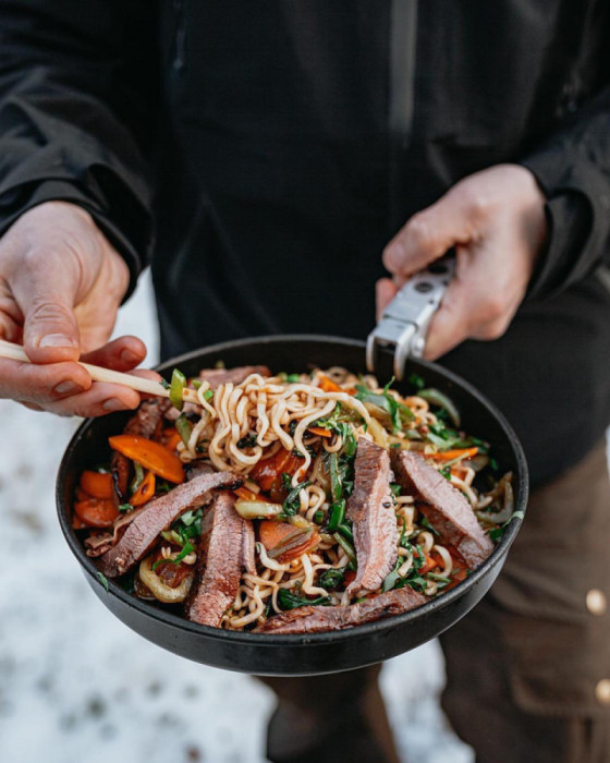 Набір посуду Trangia Tundra III-D 1.75 / 1.5 л (два казанки, сковорідка, кришка, ручка, чохол) 