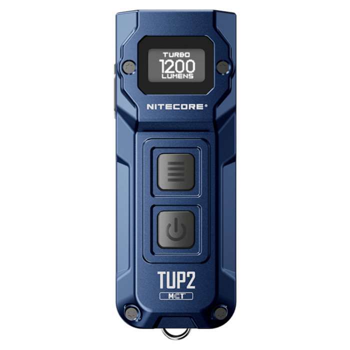 Ліхтар наключний Nitecore TUP2 MCT (4xUHE LED, 1200 люмен, 5 режимів, USB-C), синій 
