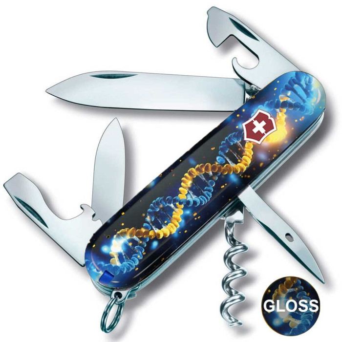 Складаний ніж Victorinox SPARTAN UKRAINE ДНК Українця 1.3603.3.T3270pw 