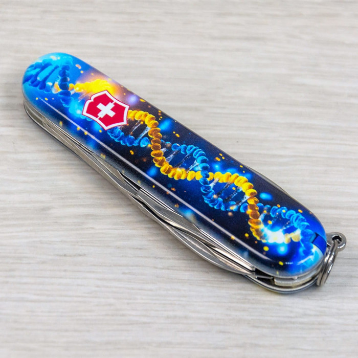 Складаний ніж Victorinox SPARTAN UKRAINE ДНК Українця 1.3603.3.T3270pw 