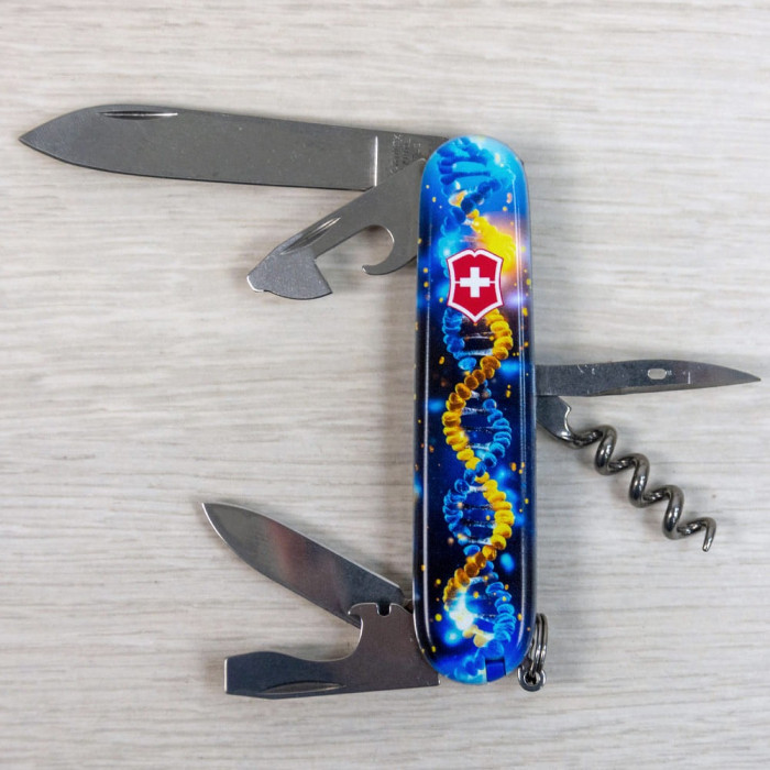 Складаний ніж Victorinox SPARTAN UKRAINE ДНК Українця 1.3603.3.T3270pw 