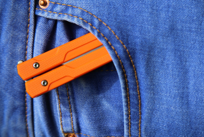 Ніж складаний Ganzo G766-OR, Помаранчевий 