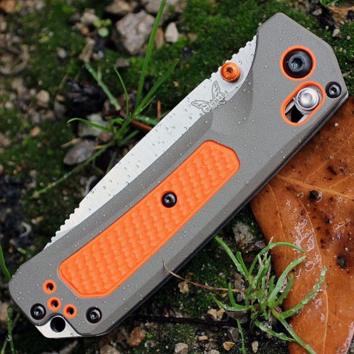 Ніж Benchmade Grizzly Ridge оранжево-сірий (15061) 